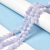 Natural Dyed White Jade Beads Strands G-M402-C03-06-2