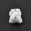 Flocky Resin Pendants FIND-A061-02A-4