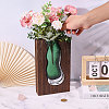 Wood Glass Vase Ornaments AJEW-WH0481-728-3