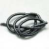Non-magnetic Synthetic Hematite Beads Strands G-K011-6x1mm-04-2