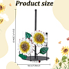 Iron Desktop Tissue Storage Holder AJEW-WH0709-274-2