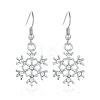 Snowflake Alloy Dangle Earrings FS-WGD9918-14-1