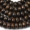 Natural Bronzite Beads Strands G-A280-A16-02-4