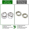 Tarnish Resistant 304 Stainless Steel Open Jump Rings STAS-N015-04-4x0.8mm-2