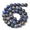 Natural Lapis Lazuli Beads Strands G-A163-07-10mm-5