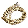 Electroplated Synthetic Non-magnetic Hematite Beads Strands G-L613-Z01-01E-2