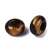 Natural Tiger Eye European Beads G-N359-17A-01-2
