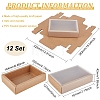 Kraft Paper Storage Gift Drawer Boxes CON-WH0089-37D-01-2