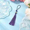 Polyester Tassel Pendant Decoration HJEW-JM03005-01-2