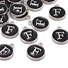 Platinum Plated Alloy Charms ENAM-S118-02F-P-4