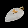 Natural Quartz Crystal Pendants G-G470-02G-01-2