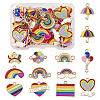 DIY Rainbow Color Pride Jewelry Making Finding Kit DIY-TA0004-73-29