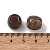 Opaque Resin European Beads RESI-F073-09-3
