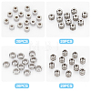 80Pcs 4 Style 304 Stainless Steel Beads STAS-DC0005-57-4