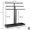 Iron Necklace Display Stands PW-WG48523-01-1