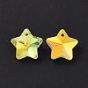 Electroplate Glass Charms X-GLAA-H104-A04-4