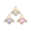 Alloy Glass Pendants PALLOY-N176-70KCG-1