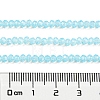 Baking Painted Transparent Glass Beads Strands DGLA-A034-J2mm-B02-5