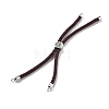Twisted Nylon Cord Silder Bracelets DIY-B066-03P-04-1