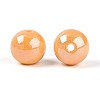 Electroplate Round Glass Beads Strands EGLA-T029-07I-2