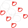 3Pcs Steel Wire Clay Cutter AJEW-CN0007-89A-1