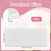 Rectangle Plastic Doll House Rail Mini Model DOLL-WH0007-21D-2