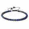 Adjustable Women's Chrysocolla Beaded Bracelet CN3407-38-1