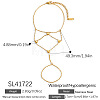 304 Stainless Steel Link Ring Bracelets WG5E194-01-1
