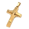 304 Stainless Steel  Pendants STAS-H256-01G-2