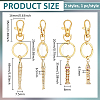 2Pcs Brass Micro Pave Cubic Zirconia Fish Pendant Decorations HJEW-BC00103-2