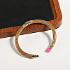 Pencil Design Alloy Enamel Cuff Bangles FS-WG7604E-01-3