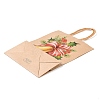 Christmas Theme Printed Kraft Paper Bags with Handles ABAG-M008-08C-2