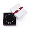 Natural Black Agate(Dyed) Beads Stretch Bracelets BJEW-JB04801-6
