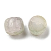 Transparent Crackle Glass Beads Strand GLAA-D012-01D-3