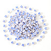 White Opaque Acrylic Beads MACR-YW0001-20C-1