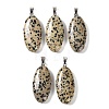 Natural Dalmatian Jasper Pendants GG-CBACB71-01P-09-1