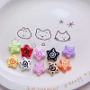 Baking Paint Opaque Acrylic Beads SACR-P035-08-1