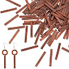 120Pcs Natural Wood Pendants WOOD-PH0002-65-1