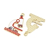 Alloy Enamel Pendants ENAM-L055-01H-01-2