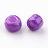 12/0 1.5~2mm Baking Paint Glass Seed Beads Loose Spacer Beads X-SEED-S001-K13-2