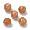 Opaque Resin European Beads RESI-F073-14-1