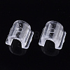 Transparent AS Plastic Base Buckle Hair Findings FIND-T064-004B-01A-2