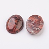 Natural Brecciated Jasper Flat Back Cabochons G-G741-22x30mm-02-2