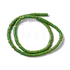 Synthetic Turquoise Beads Strands X-TURQ-G110-4x2mm-10-3