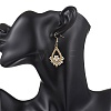 Stainless Steel Teardrop Dangle Earrings EJEW-MZ00643-01-4
