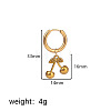 304 Stainless Steel Hoop Dangle Earrings WG37D9E-02-1