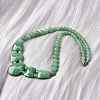 Natural Green Aventurine Faceted Bib Graduated Beaded Necklaces for Women NJEW-B128-01K-3