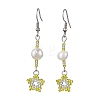 Natural Pearl Dangle Earrings EJEW-MZ00120-01-1
