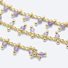Natural Amethyst Handmade Beaded Chains CHC-P003-11C-2