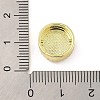 Rack Plating Brass Micro Pave Cubic Zirconia Bead KK-H456-05G-3